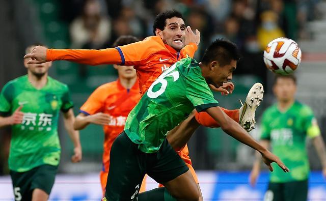 HTH.com-【中超】孙国文空门不进 国安0比0闷平泰山四轮不胜